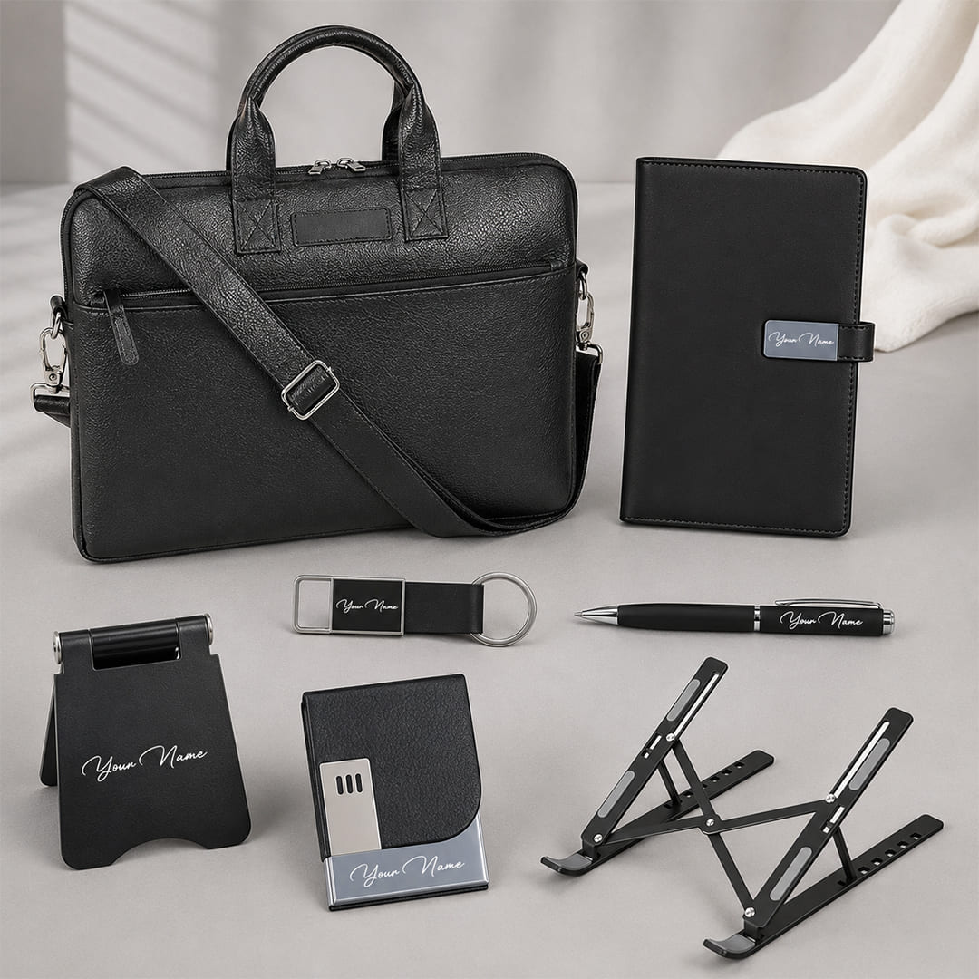 Corporate New Joinee Welcome Hamper with Laptop Bag & Essentials